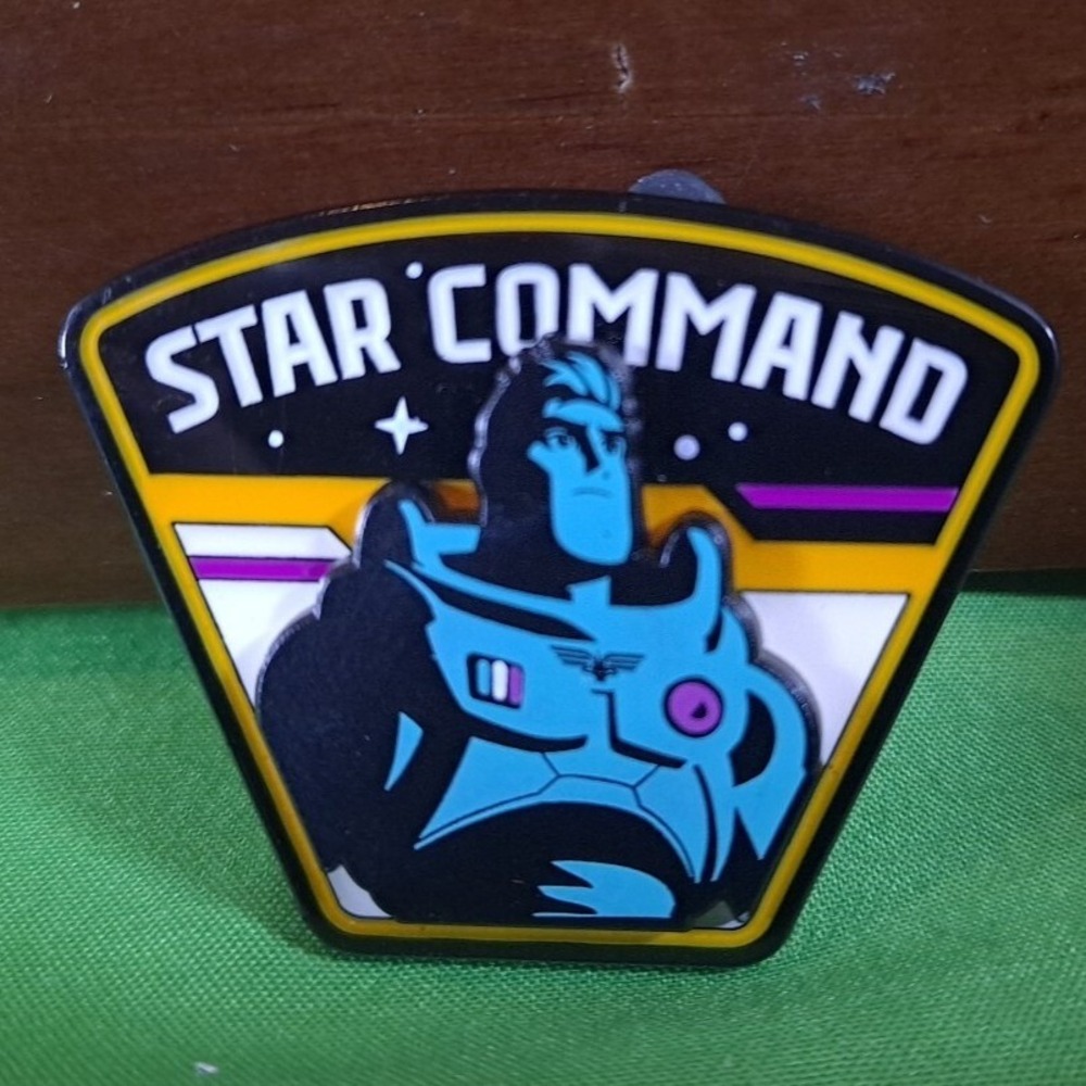 Disney Pin Star Command Buzz Lightyear Blue